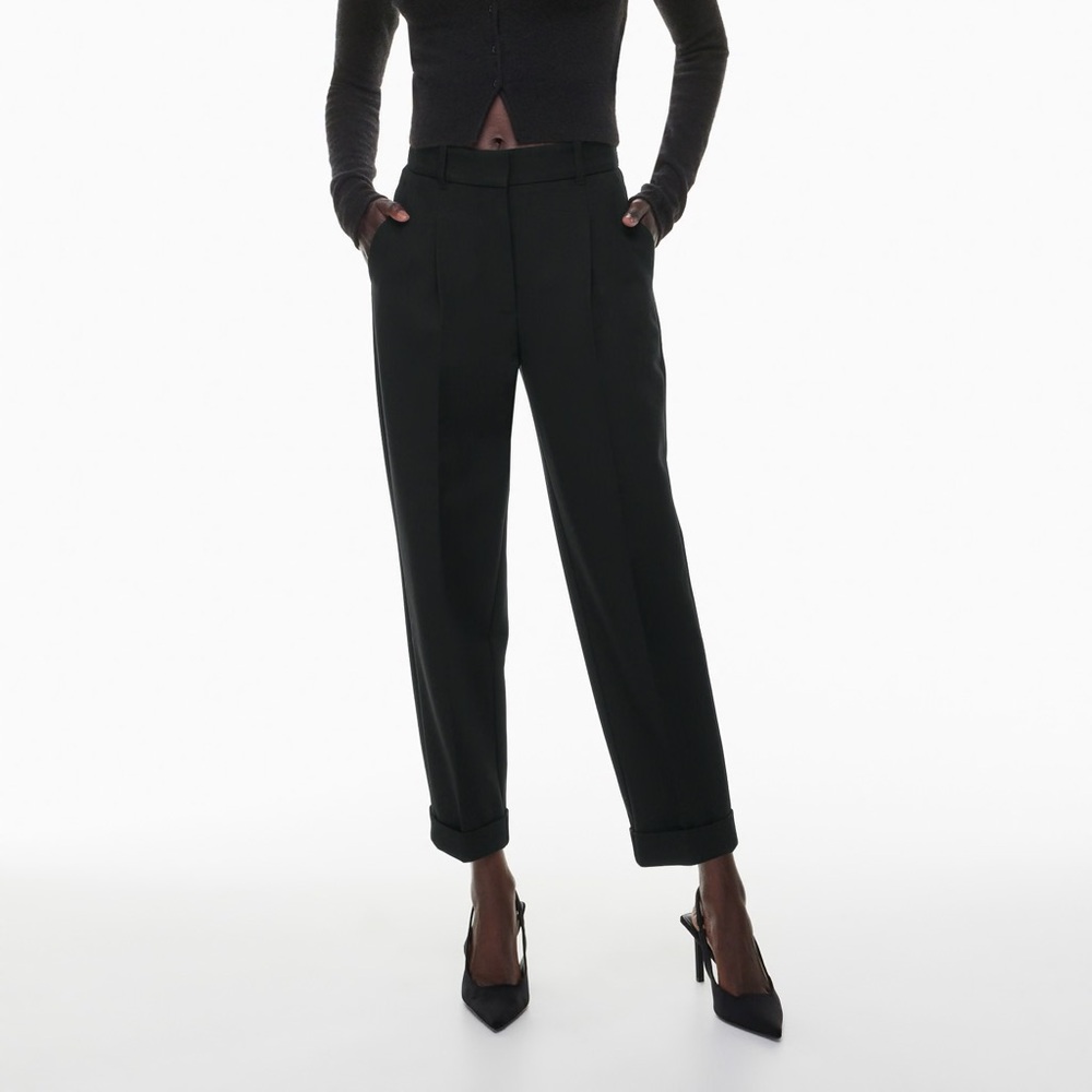 Aritzia Wilfred Dashwood Cuff Trousers Grey